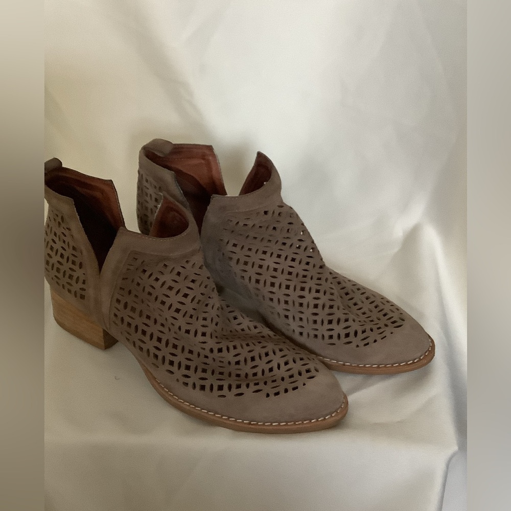 Jeffery Campbell Tan Booties